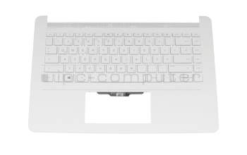 TFQ37G72TP203 original HP keyboard incl. topcase DE (german) white/white