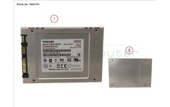 Fujitsu SSD S3 256GB 2.5 SATA (7MM) for Fujitsu Esprimo P556