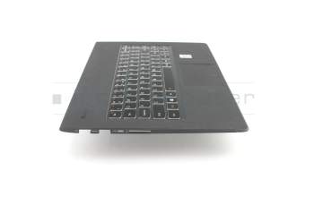 TU137T Keyboard incl. topcase US (english) black/black with backlight