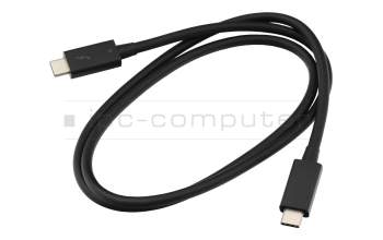Thunderbolt data / charging cable black 0,80m suitable for Dell Precision 15 (3581)