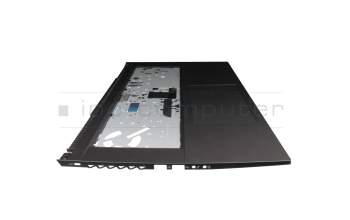 Topcase black original suitable for Sager Notebook NP7880J (NP70RNJS)