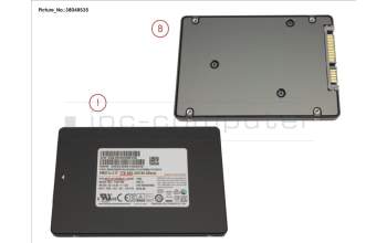 Fujitsu SSD S3 1TB 2.5 SATA (7MM) (BMI ONLY) for Fujitsu Esprimo P556