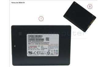 Fujitsu SSD S3 512GB 2.5 SATA (7MM) (OPAL) for Fujitsu Esprimo D556