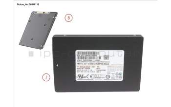 Fujitsu SSD S3 512GB 2.5 SATA (7MM) (OPAL) for Fujitsu Esprimo P556