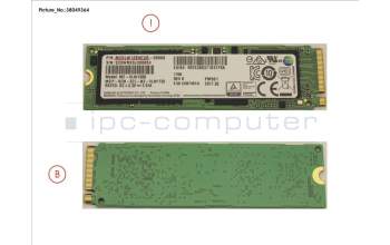 Fujitsu SSD PCIE M.2 2280 128GB for Fujitsu Esprimo D957