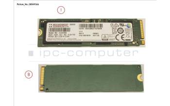 Fujitsu SSD PCIE M.2 2280 256GB for Fujitsu Esprimo D957