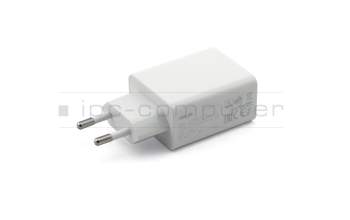 USB AC-adapter 18 Watt EU wallplug white original for Asus ZenFone 3 Ultra (ZU680KL)