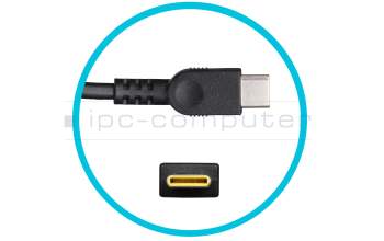 USB-C AC-adapter 100.0 Watt original for Lenovo ThinkPad L14 Gen4 (21H5/21H6)