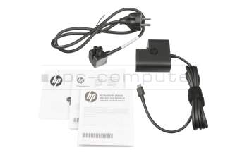 USB-C AC-adapter 45.0 Watt original for HP Chromebook 11A G8 EE
