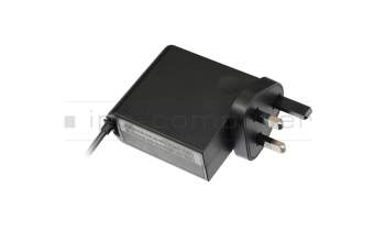 USB-C AC-adapter 45 Watt UK wallplug original for Lenovo ThinkPad L580 (20LW/20LX)