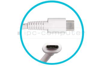 USB-C AC-adapter 45 Watt white original for Acer Chromebook Spin 11 (CP511-1HN)