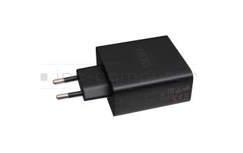 USB-C AC-adapter 65.0 Watt EU wallplug small incl. USB-C to USB-C Cable original incl. charging cable for Asus ROG Phone 5 (ZS673KS) Fan