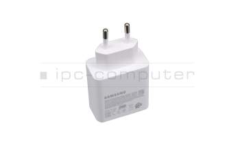 USB-C AC-adapter 65.0 Watt EU wallplug white original for Samsung Galaxy Book 13 (NP935XDB)