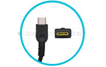 USB-C AC-adapter 65.0 Watt rounded original for Lenovo IdeaPad S540-13IML (81XA)