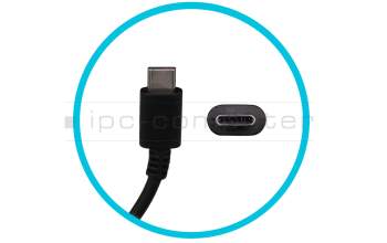 USB-C AC-adapter 65.0 Watt small original for Acer ConceptD 7 Ezel Pro (CC715-92P)
