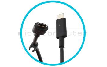 USB-C AC-adapter 90.0 Watt rounded (+USB-A Port 10W) original for Dell Latitude 14 (5431)