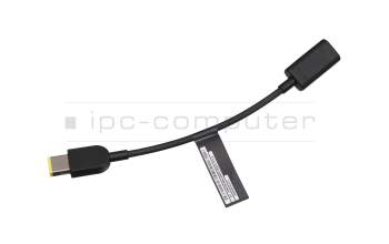 USB-C data / charging cable black original 0,18m suitable for Lenovo ThinkPad X1 Carbon G10 (21CC)