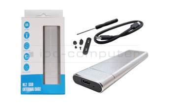 USBGEK IPC-Computer M.2 SSD enclosure with SATA/PCIe support
