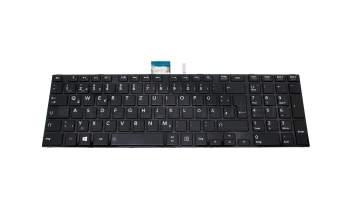 V000350930 original Toshiba keyboard DE (german) black/black glare with backlight