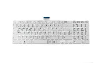 V000351790 original Toshiba keyboard DE (german) white/white glossy