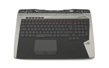 V153162A original Sunrex keyboard incl. topcase DE (german) black/black with backlight