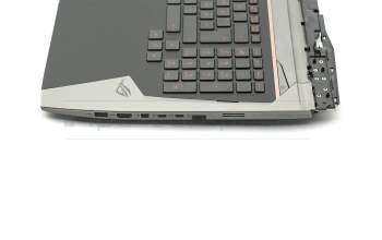 V153162A original Sunrex keyboard incl. topcase DE (german) black/black with backlight