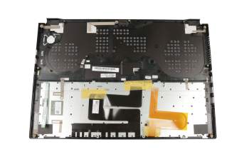 V161162EK1 GR original Sunrex keyboard incl. topcase DE (german) black/black with backlight