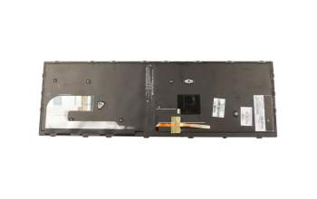 V162826FK2 original HP keyboard DE (german) black/grey with backlight and mouse-stick (SureView)