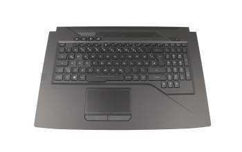 V170146BK1 original Sunrex keyboard incl. topcase DE (german) black/black with backlight