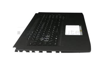 V170146DK1 original Sunrex keyboard incl. topcase DE (german) black/black with backlight