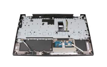 V171020BK1 original Sunrex keyboard incl. topcase DE (german) grey/grey with backlight