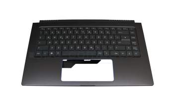 V190622BK1 original Sunrex keyboard incl. topcase DE (german) grey/grey with backlight