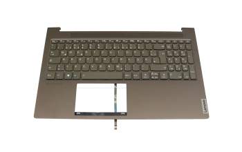 V192020DK1 original Sunrex keyboard incl. topcase DE (german) dark green/dark green with backlight