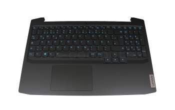 V193220BK1-GR original Sunrex keyboard incl. topcase DE (german) black/black with backlight