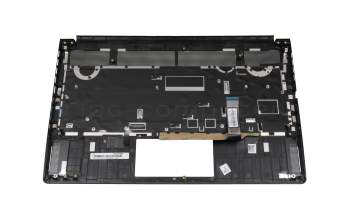 V195122A-UK original MSI keyboard incl. topcase DE (german) black/black with backlight