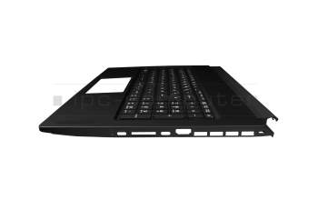 V195122AK2 GR original Sunrex keyboard incl. topcase DE (german) black/black with backlight