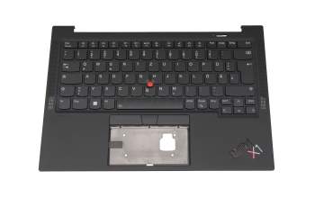 V201220AK2 original Sunrex keyboard incl. topcase DE (german) black/black with backlight and mouse-stick