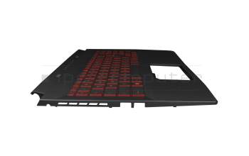 V203222F original MSI keyboard incl. topcase DE (german) black/red/black with backlight