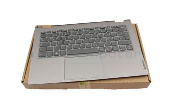WKH08K original Lenovo keyboard incl. topcase DE (german) anthracite/grey with backlight with smart pen compartment