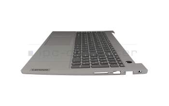 WKH52K original Lenovo keyboard incl. topcase US (english) grey/grey with backlight