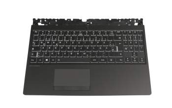 Y530-GR original Lenovo keyboard incl. topcase DE (german) black/black with backlight