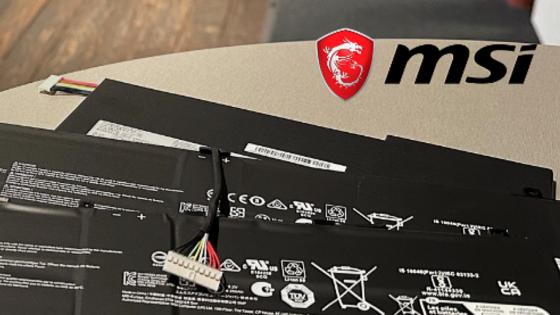 MSI batteries directly from the official and Europe-wide distributor