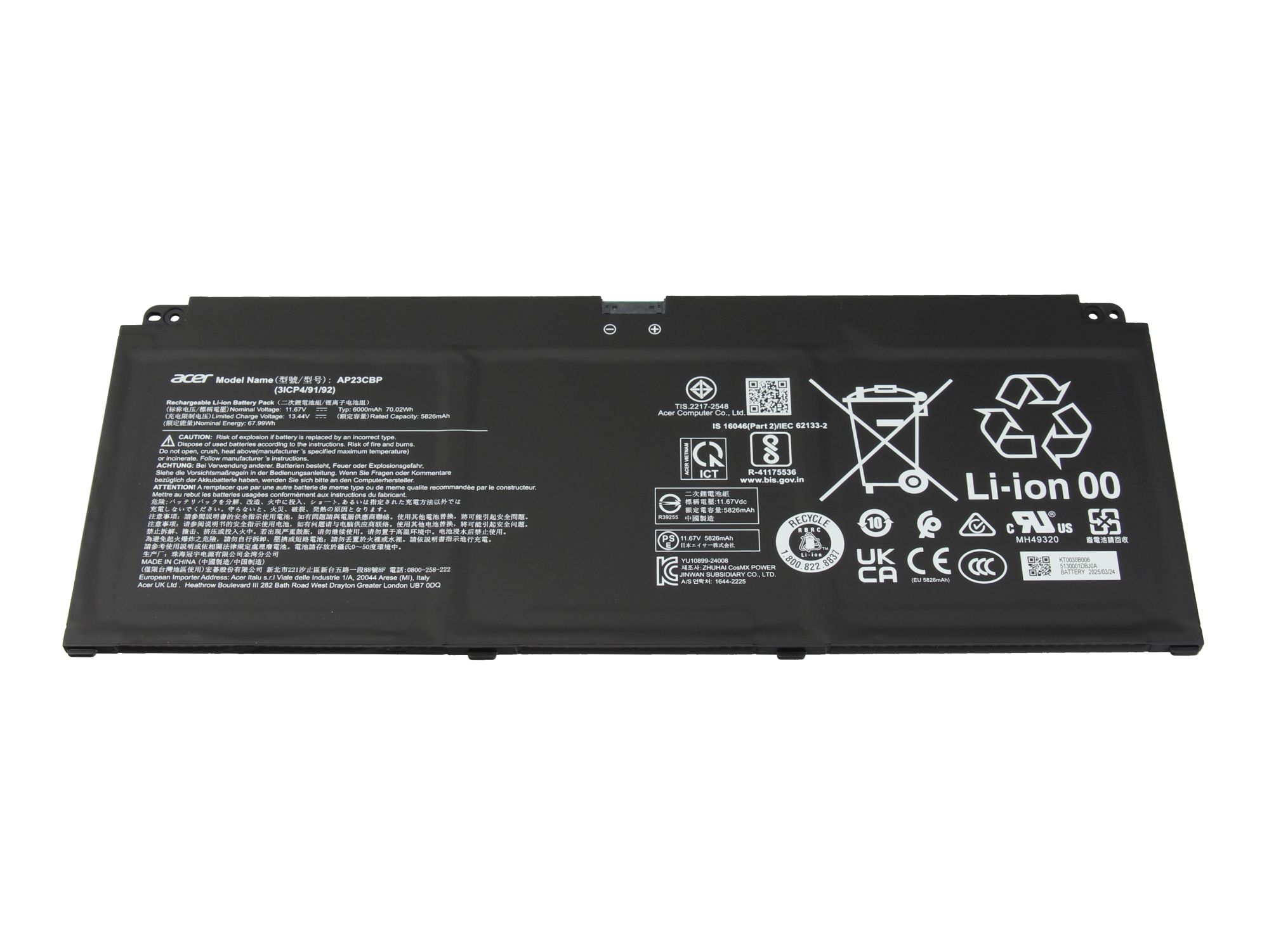 Informationen zur Produktsicherheit