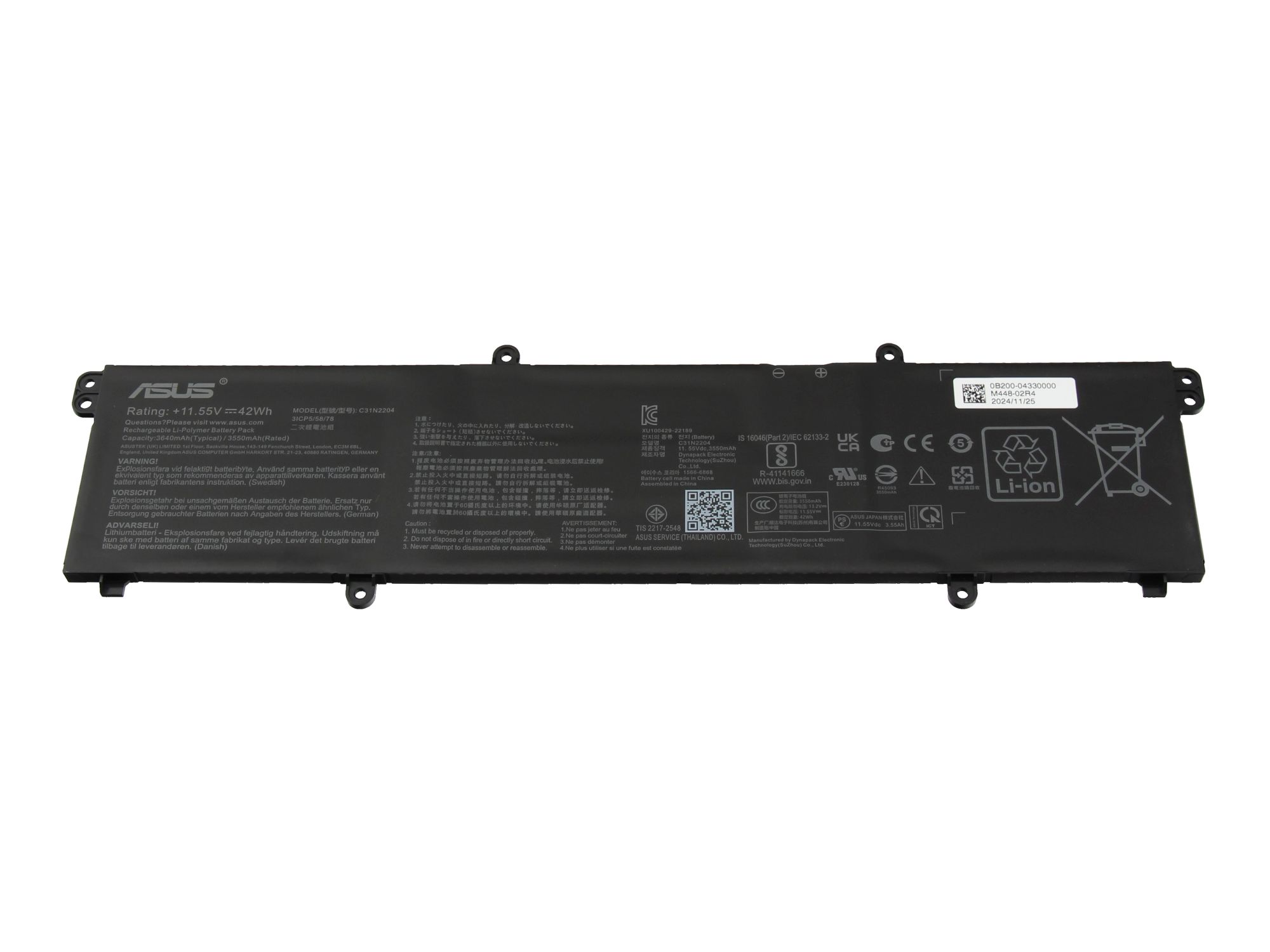 Informationen zur Produktsicherheit