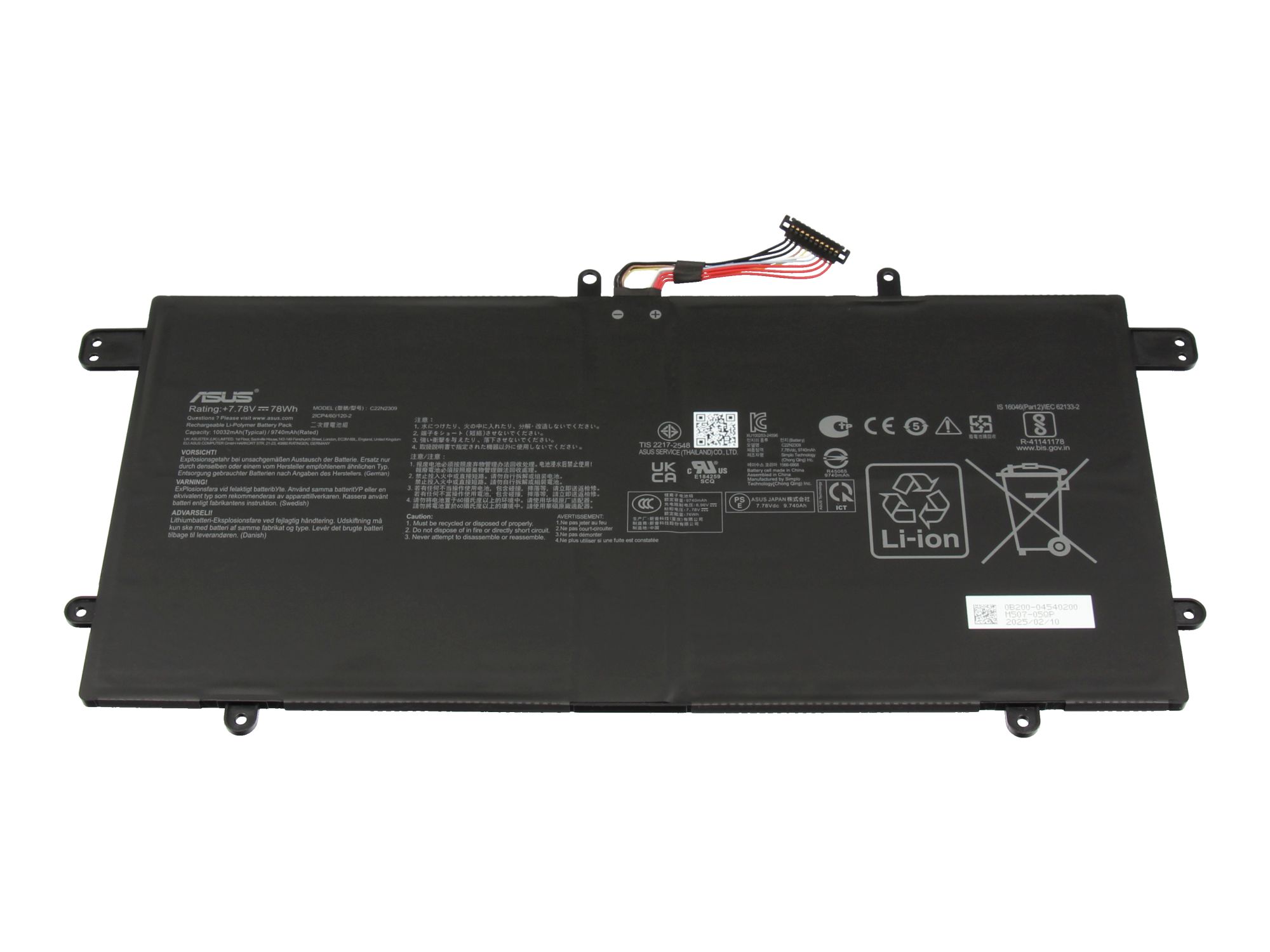 Informationen zur Produktsicherheit