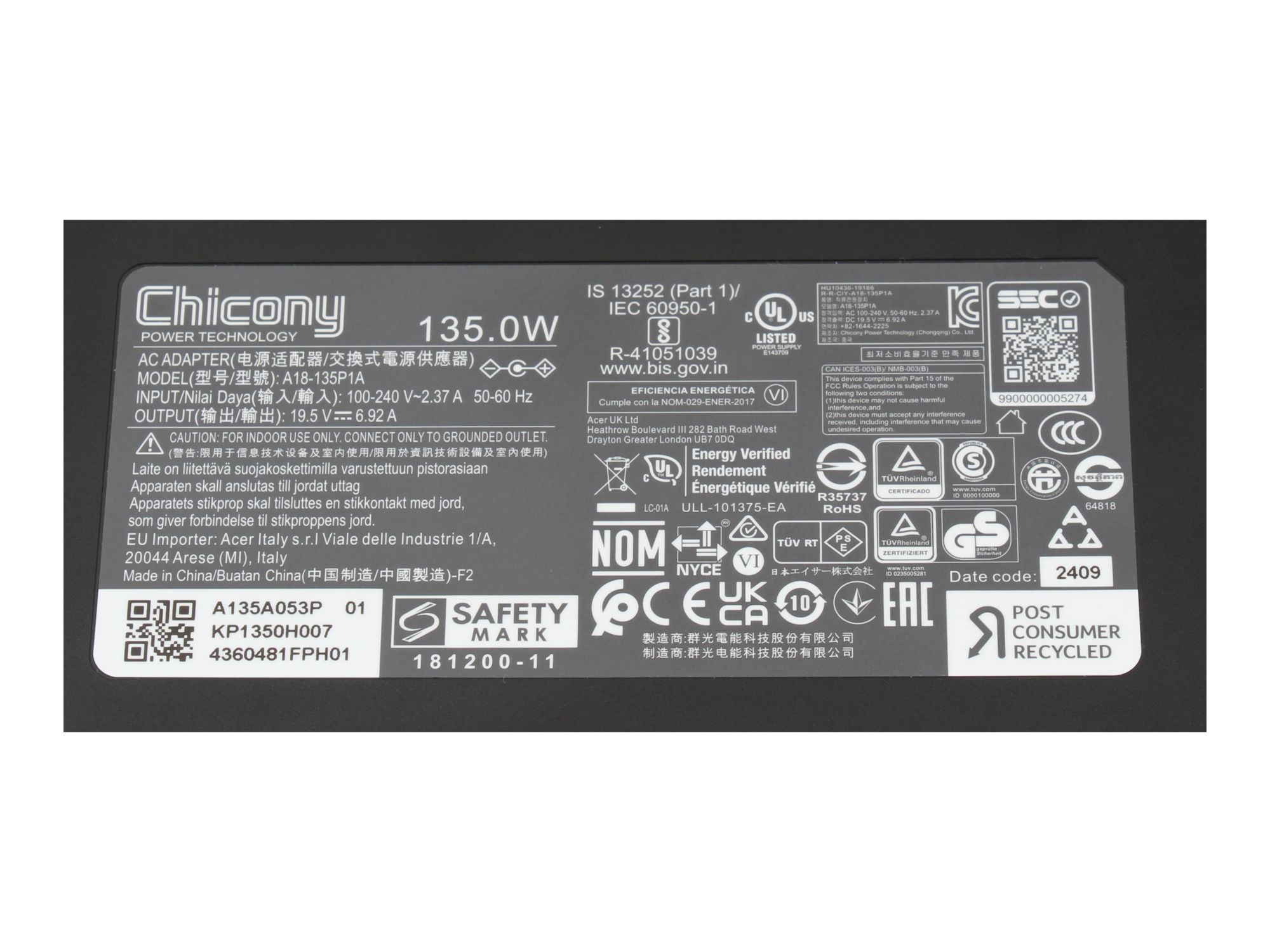 Informationen zur Produktsicherheit