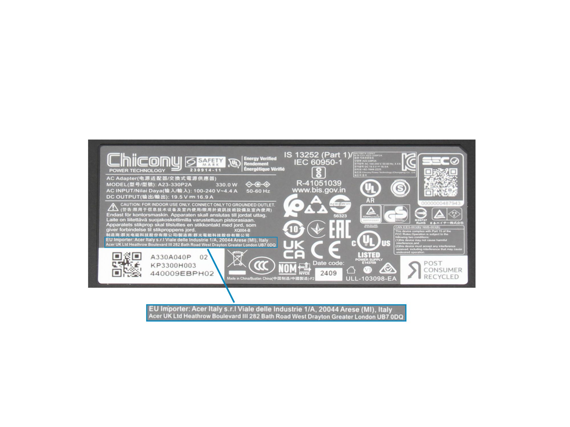 Informationen zur Produktsicherheit