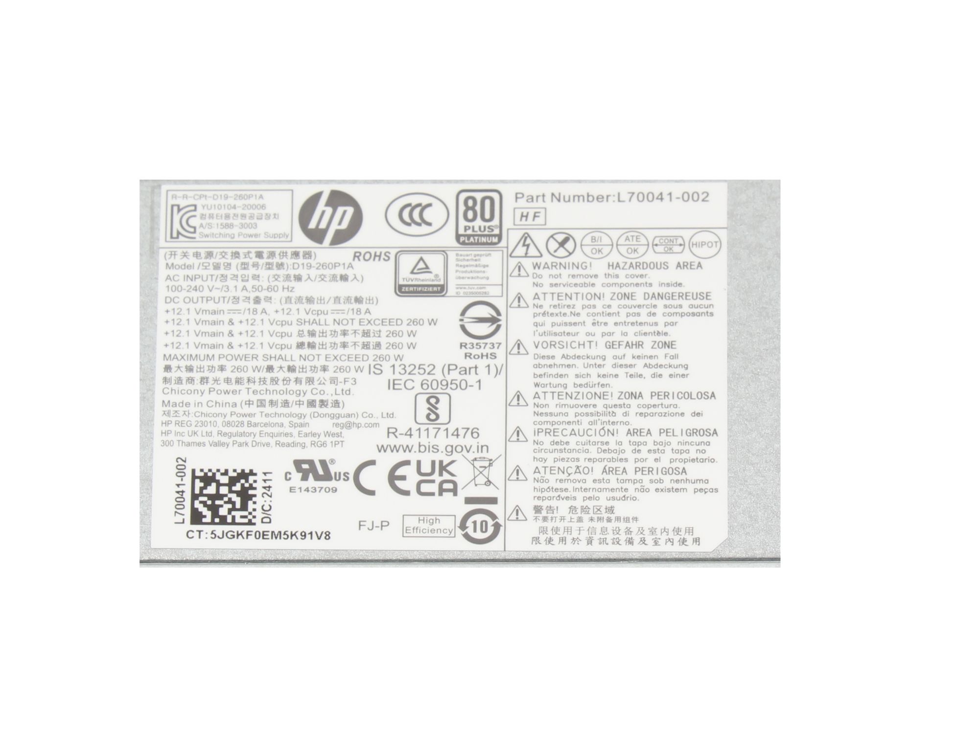 Informationen zur Produktsicherheit