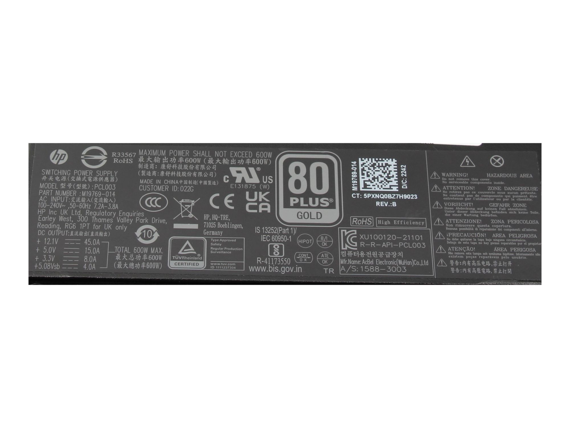 Informationen zur Produktsicherheit