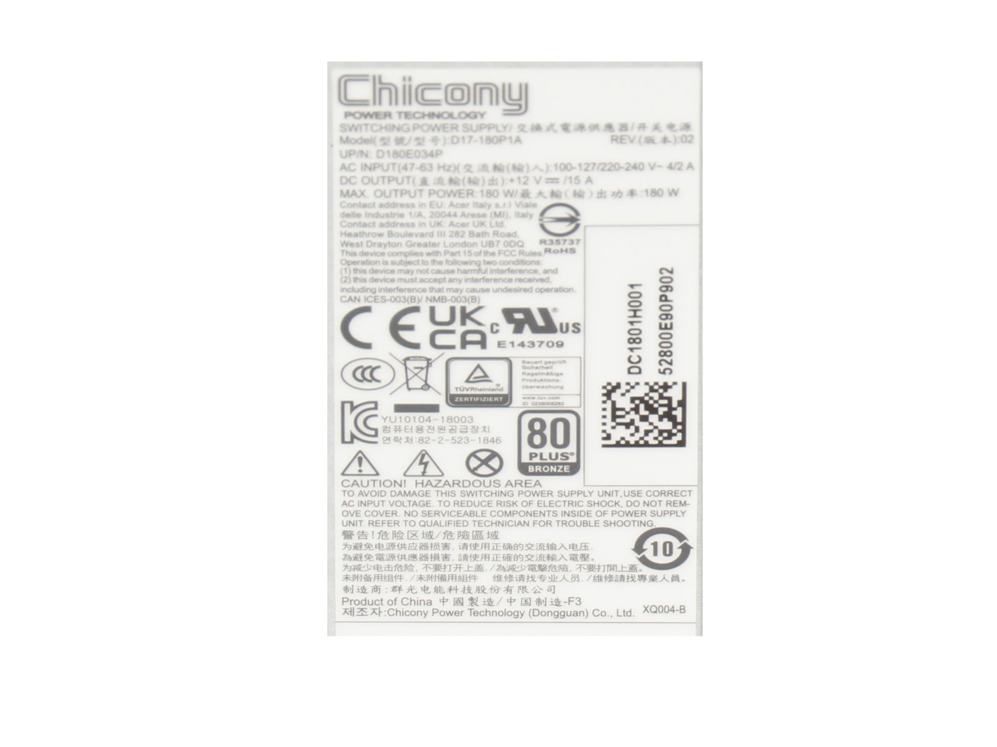 Informationen zur Produktsicherheit
